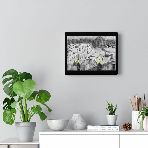 Cemetery in Pencil, Canvas Gallery Wraps - Image 2