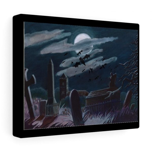 Graveyard at Night, Canvas Gallery Wraps
