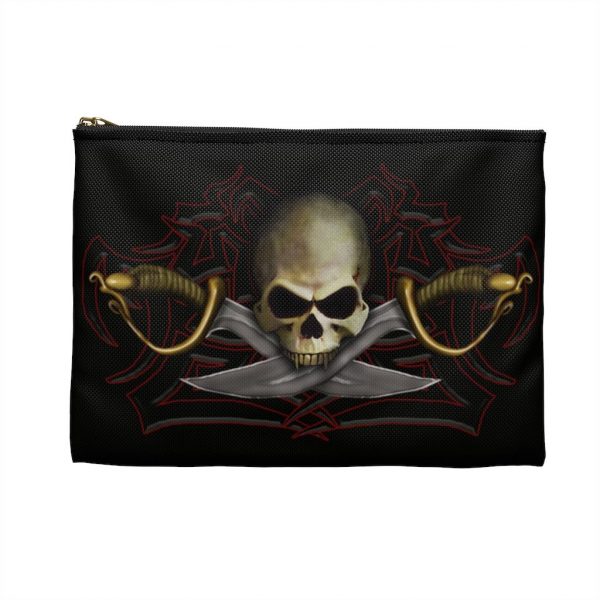 Skull and Cutlass, pencil case /Accessory Pouch