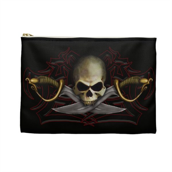 Skull and Cutlass, pencil case /Accessory Pouch - Image 6