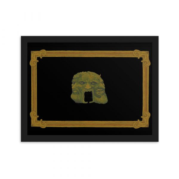 Demonic Transformation, Framed matte paper poster