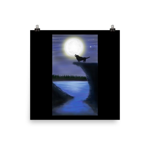 Wolf and Moon, Poster - Image 5
