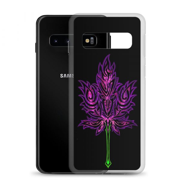 purple leaf, Samsung Case