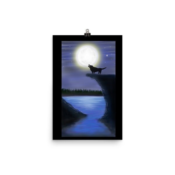 Wolf and Moon, Poster - Image 6