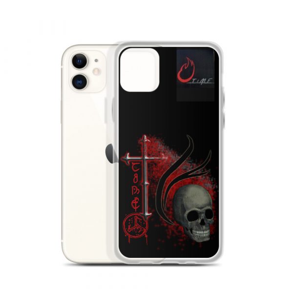 Crucifix Skull / Graffiti, iPhone Case.