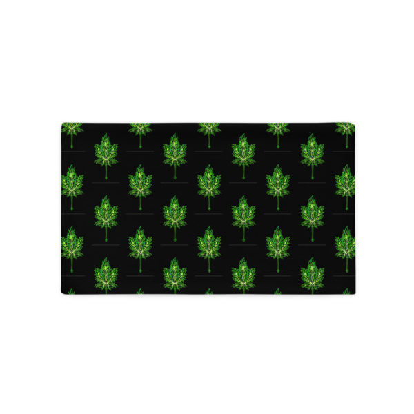 Green Leaf, Pillow Case - Image 2