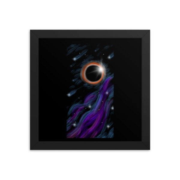 Space Eclipse, Framed poster - Image 2
