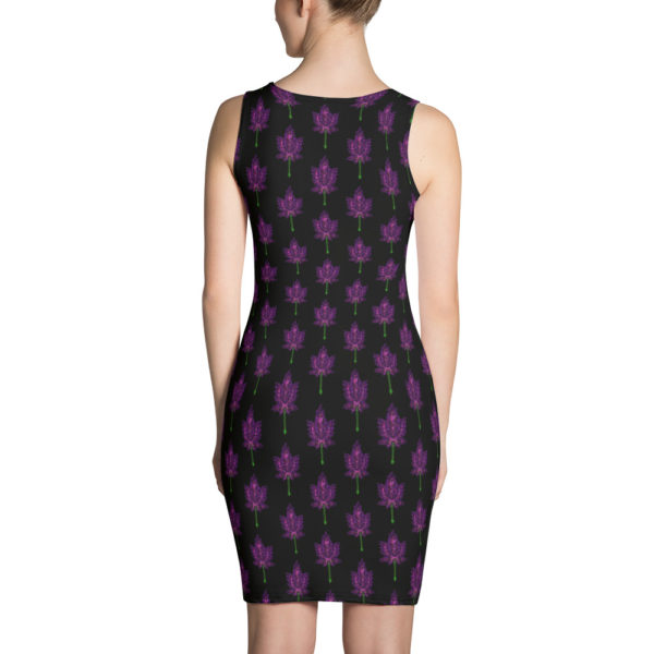 Purple Leaf, Sublimation Cut & Sew Dress - Image 2