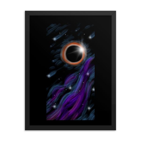 Space Eclipse, Framed poster - Image 10
