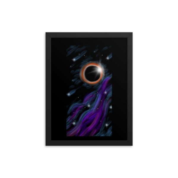 Space Eclipse, Framed poster - Image 4