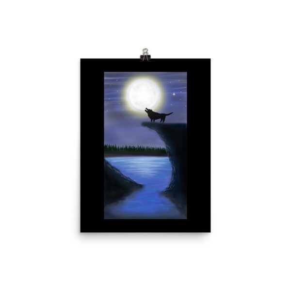 Wolf and Moon, Poster - Image 4