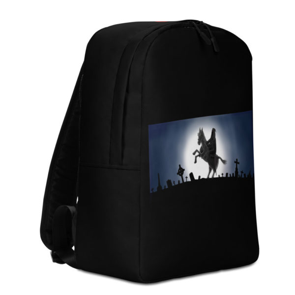 Grim Reaper on Horse, Minimalist Backpack - Image 3