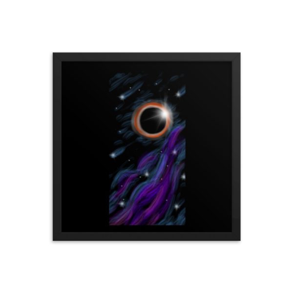 Space Eclipse, Framed poster - Image 7