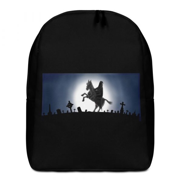 Grim Reaper on Horse, Minimalist Backpack