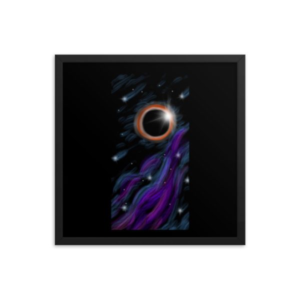 Space Eclipse, Framed poster - Image 9