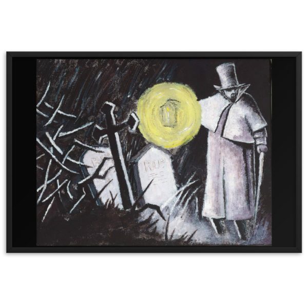 Undertaker at Night, Framed matte paper poster - Image 2