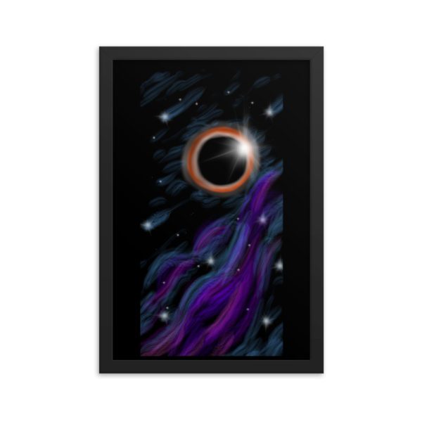 Space Eclipse, Framed poster - Image 6