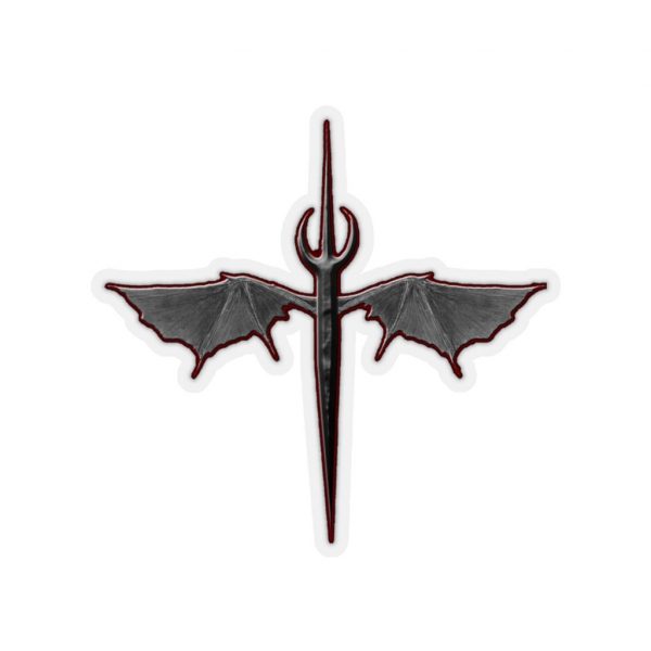 Bat Winged Logo, Kiss-Cut Stickers