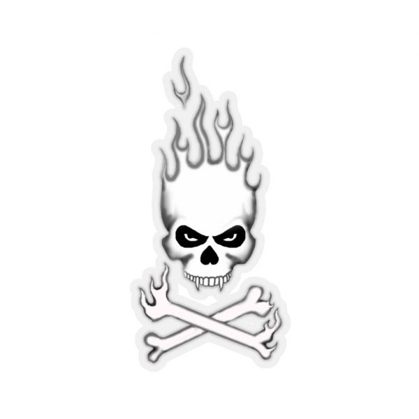 Smokey Skull, Kiss-Cut Stickers