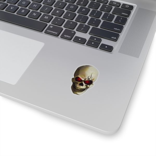 Skull Red Eyes, Kiss-Cut Stickers - Image 2