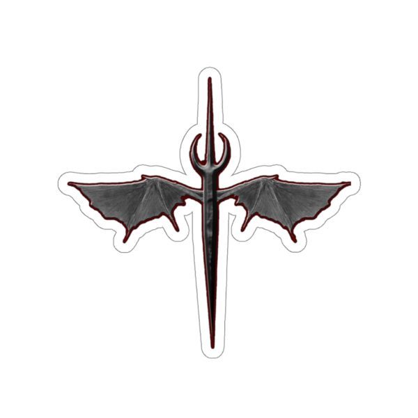 Bat Winged Logo, Kiss-Cut Stickers - Image 3