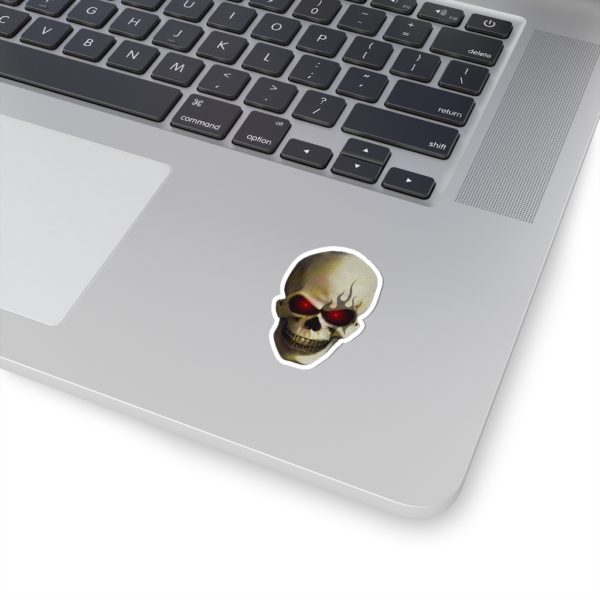 Skull Red Eyes, Kiss-Cut Stickers - Image 4