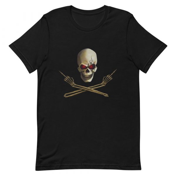 Skull Flip'n Off, Short-Sleeve T-Shirt