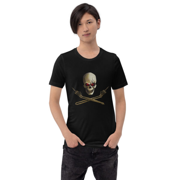 Skull Flip'n Off, Short-Sleeve T-Shirt - Image 2