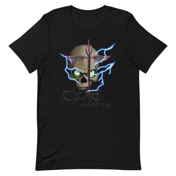 Lightning Skull, Short-Sleeve T-Shirt