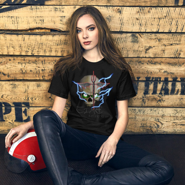 Lightning Skull, Short-Sleeve T-Shirt - Image 3