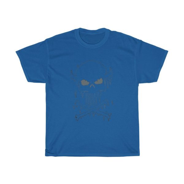 Dripping Skull, Heavy Cotton Tee - Image 4