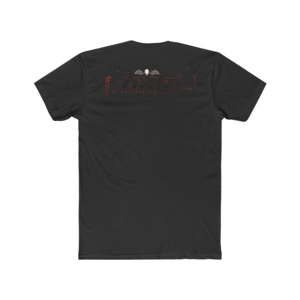 Lightning Skull, Men's Cotton Crew Tee - Image 2