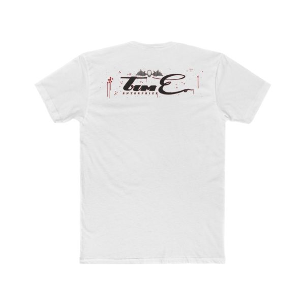 Lightning Skull, Men's Cotton Crew Tee - Image 4