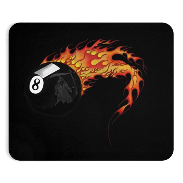 Flaming 8 ball, Mousepad