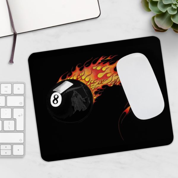 Flaming 8 ball, Mousepad - Image 5