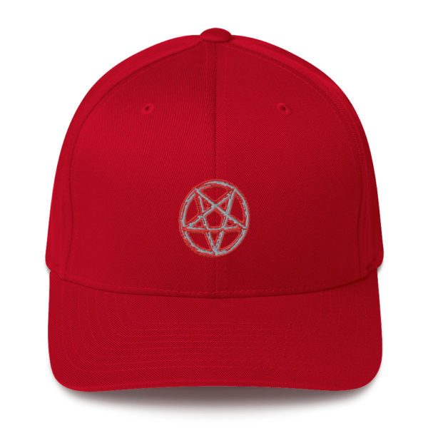 Satanic Pentagram, Structured Twill Cap - Image 14