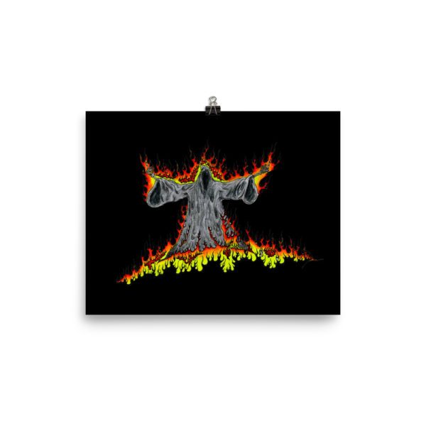 Flaming Reaper, Poster - Image 2