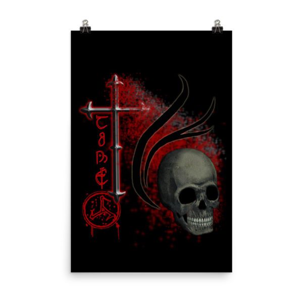 Skull and Crucifix, Poster - Image 11