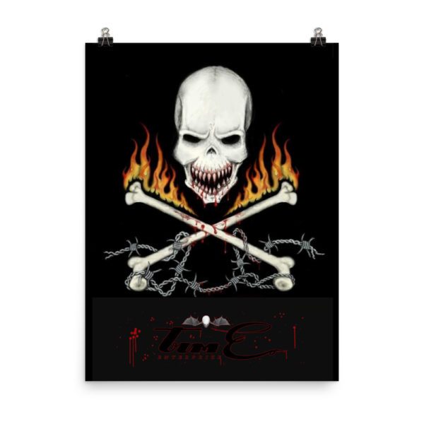 Skull And Barbwire, Poster - Image 10