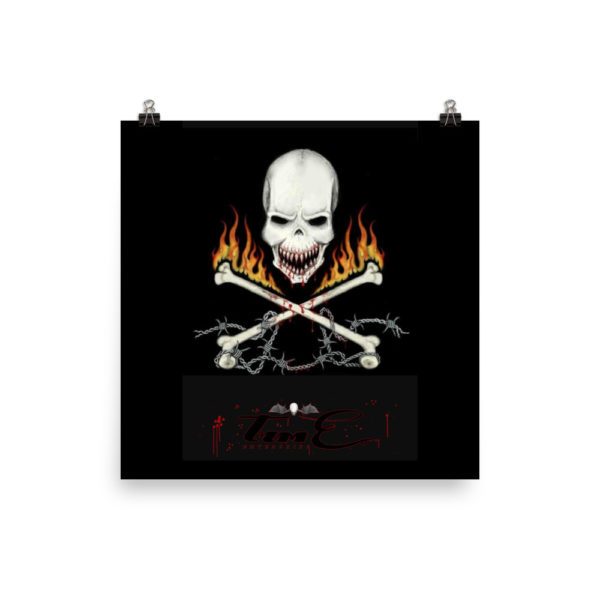 Skull And Barbwire, Poster - Image 3