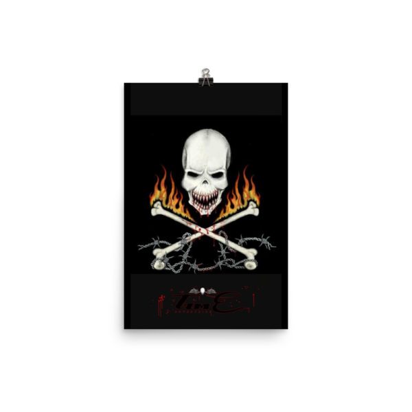 Skull And Barbwire, Poster - Image 6