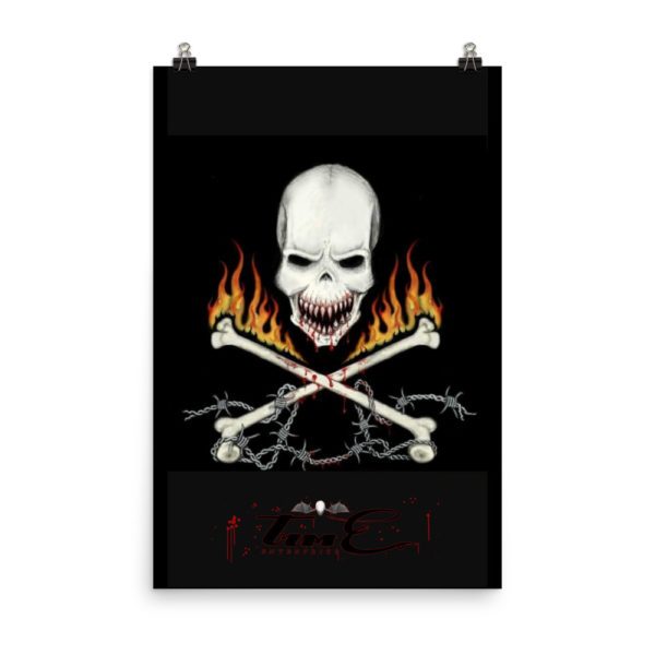 Skull And Barbwire, Poster - Image 11