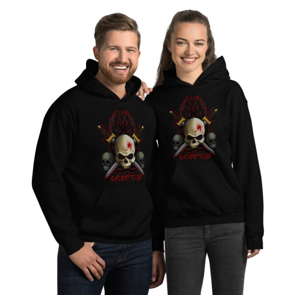 Skulls and Swords, Hoodie - Image 2