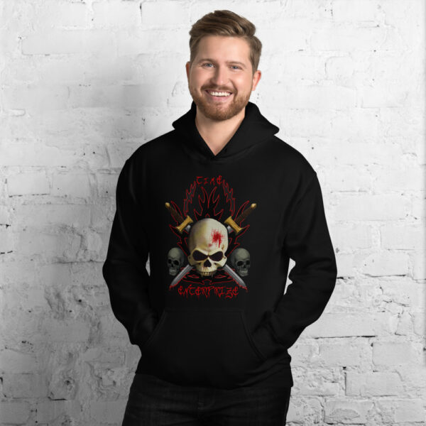 Skulls and Swords, Hoodie - Image 4