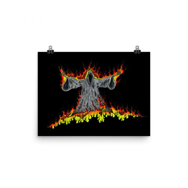 Flaming Reaper, Poster
