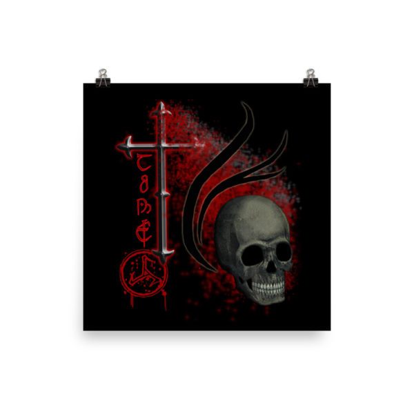 Skull and Crucifix, Poster - Image 7