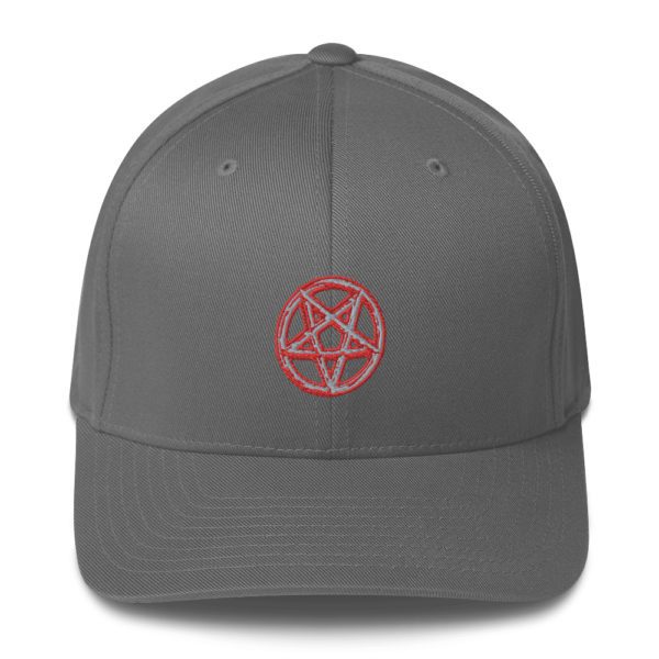 Satanic Pentagram, Structured Twill Cap - Image 11