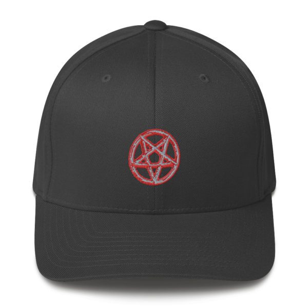Satanic Pentagram, Structured Twill Cap - Image 9