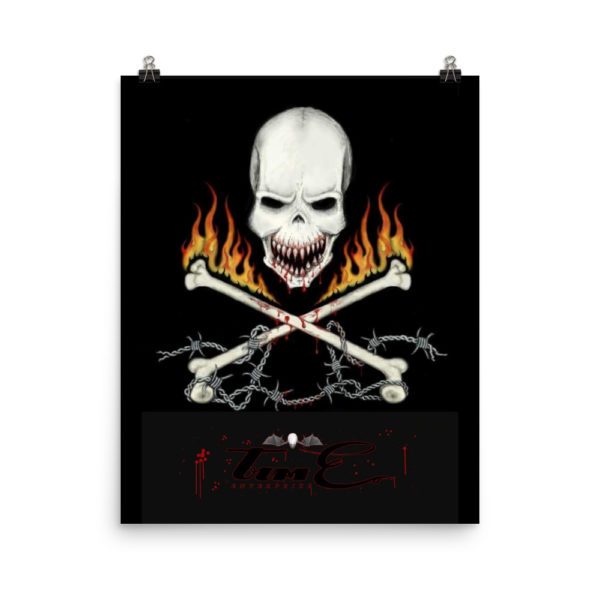 Skull And Barbwire, Poster - Image 8