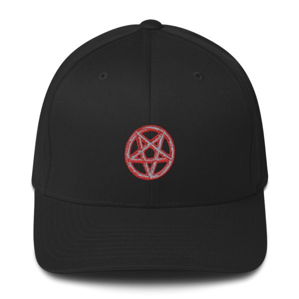 Satanic Pentagram, Structured Twill Cap - Image 7